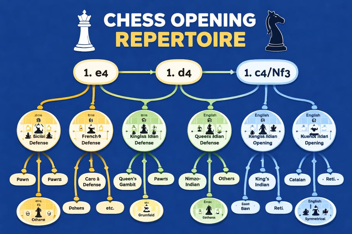 Opening repertoire structure