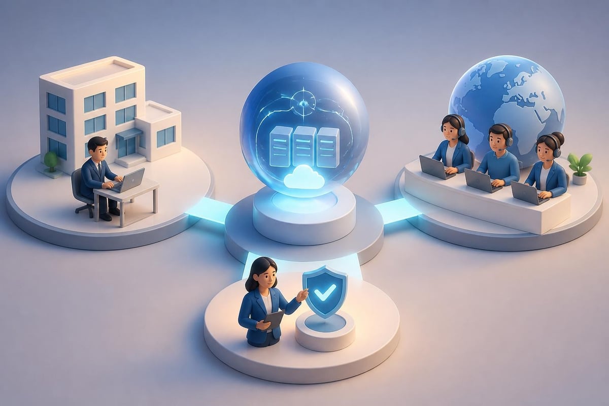 BPO service delivery model