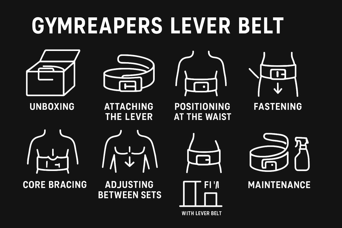 Step-by-Step Guide: How to Use a Gymreapers Lever Belt Like a Pro