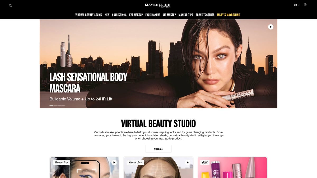 9 Must-Try All Cosmetics Products for a Stunning 2026 Look - Maybelline Lash Sensational Sky High Mascara