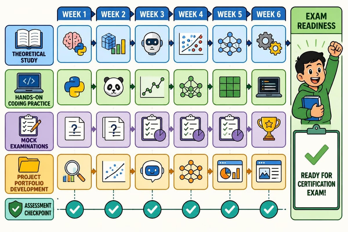 Certification exam preparation workflow