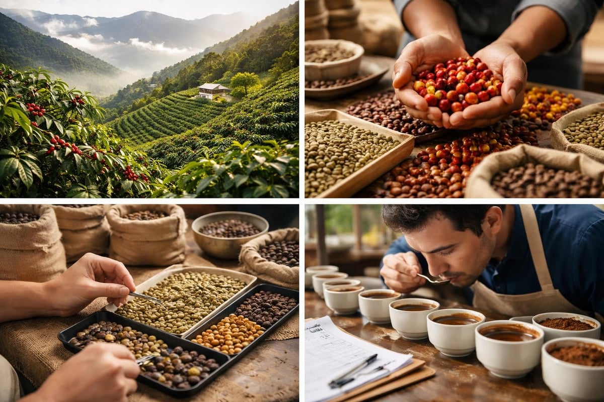 Critères de sélection du cafe gourmet