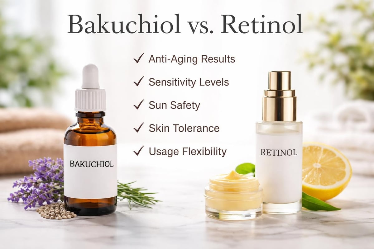 Bakuchiol benefits chart