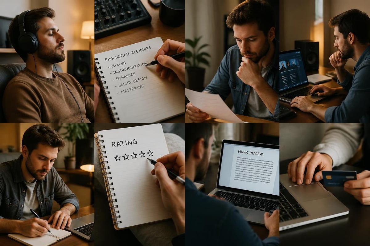 Music review workflow