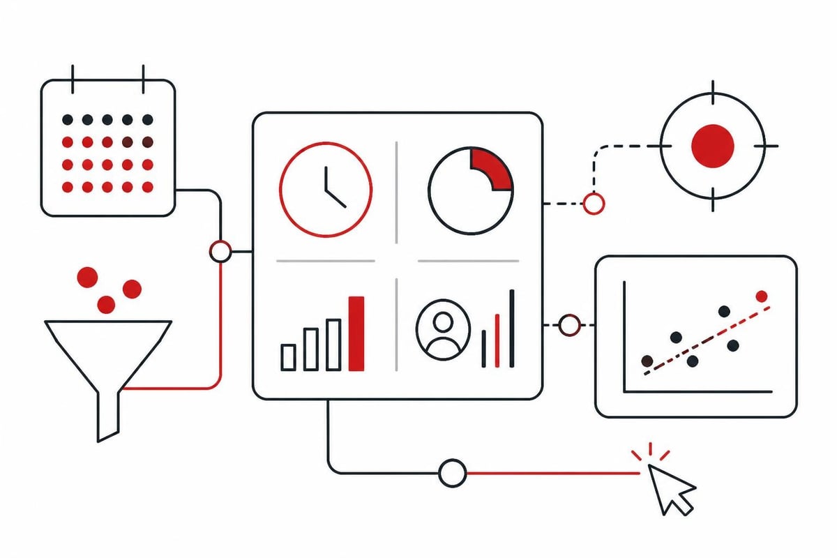 Lead response metrics dashboard