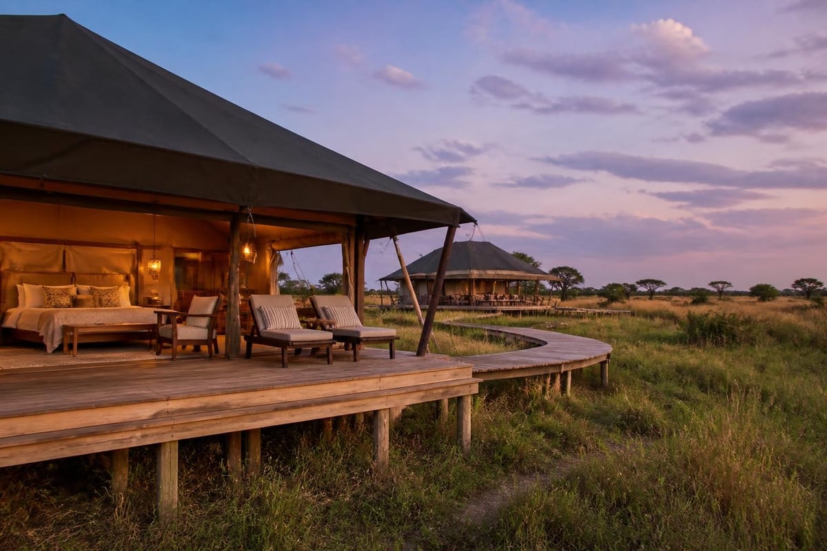 Safari tent commercial applications