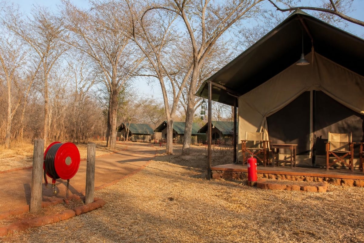 Safari tent safety planning