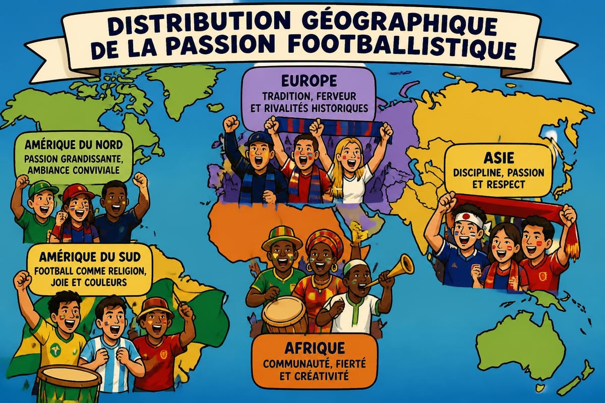 Carte mondiale du football