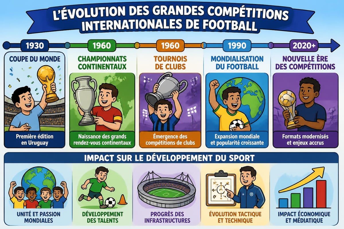 Chronologie des compétitions