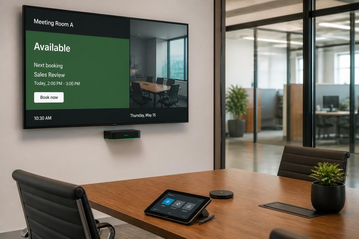 Meeting room calendar integration