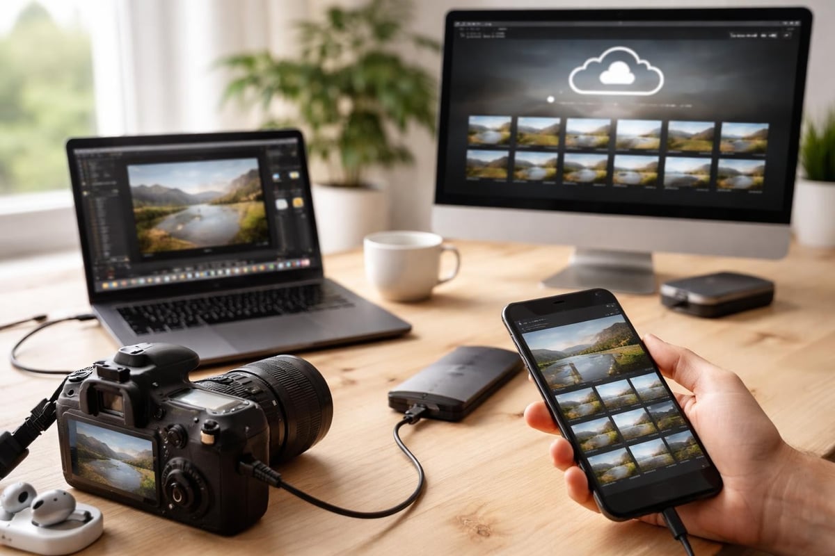 Camera connectivity workflow