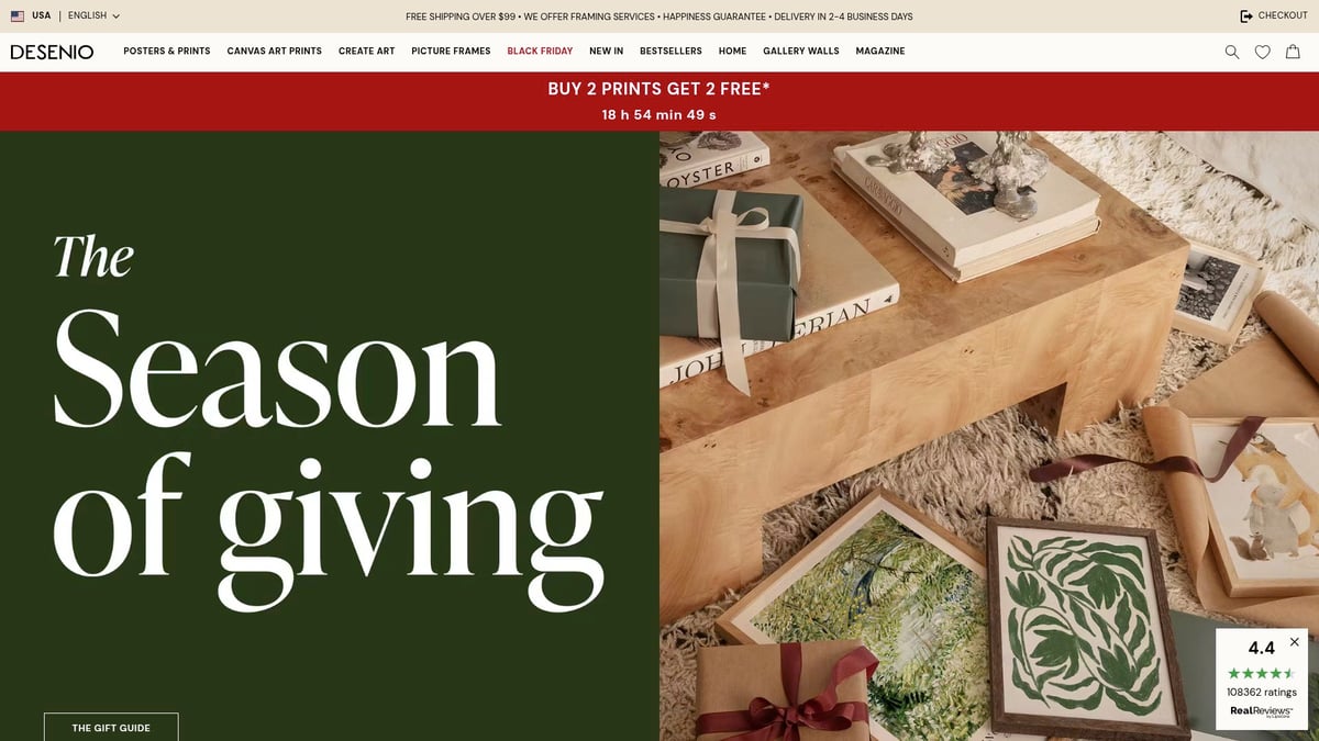 7 Best Poster Website Picks for Stunning Wall Art in 2025 - Desenio