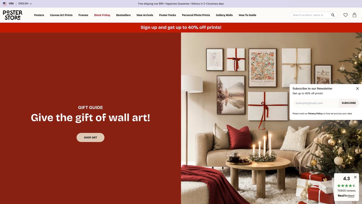 7 Best Poster Website Picks for Stunning Wall Art in 2025 - Poster Store