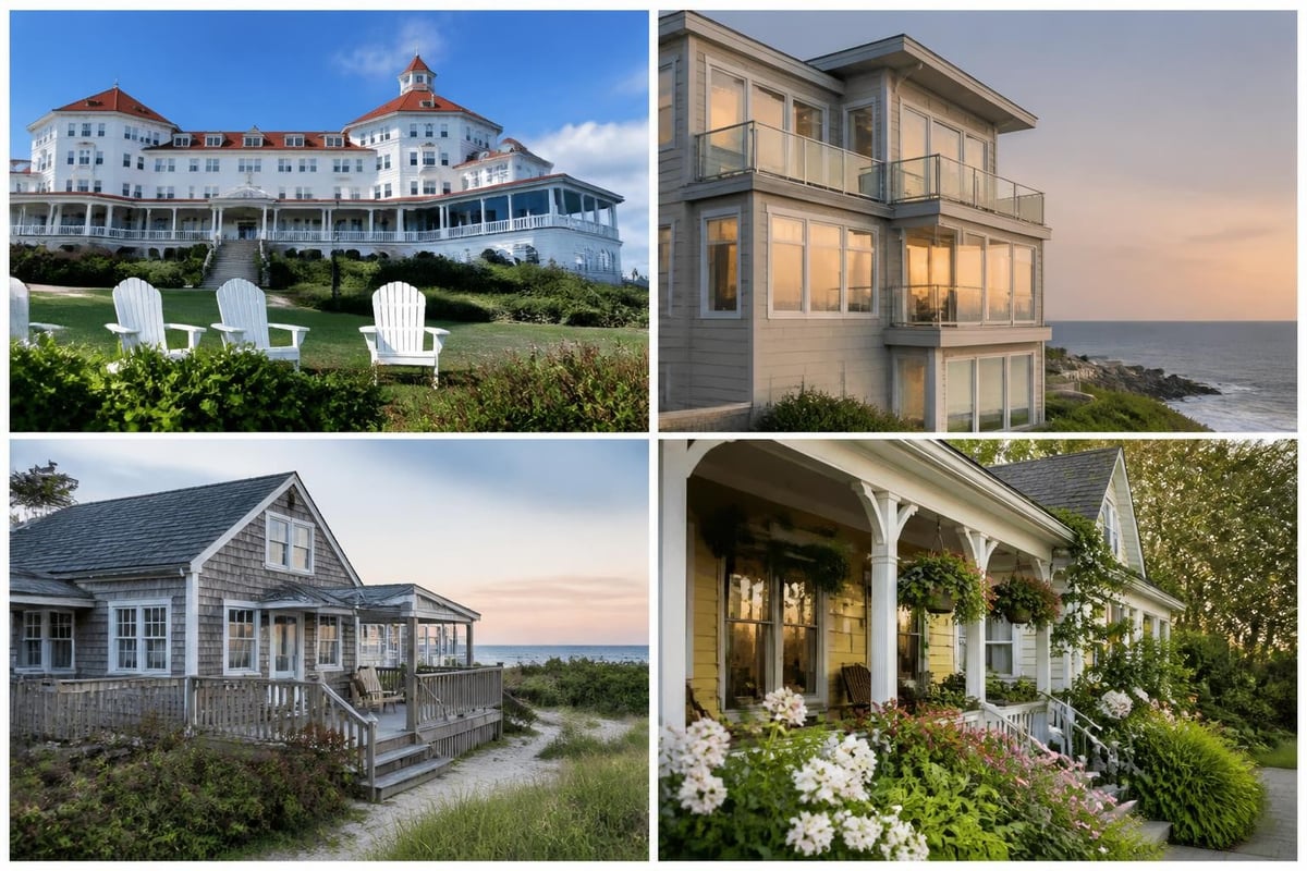 Maine beachfront accommodation types