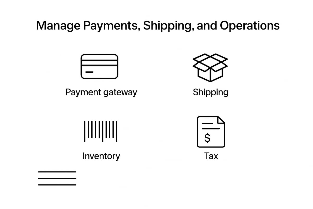 Step 4: Manage Payments, Shipping, and Operations