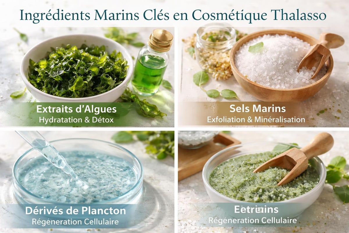 Actifs marins en thalasso