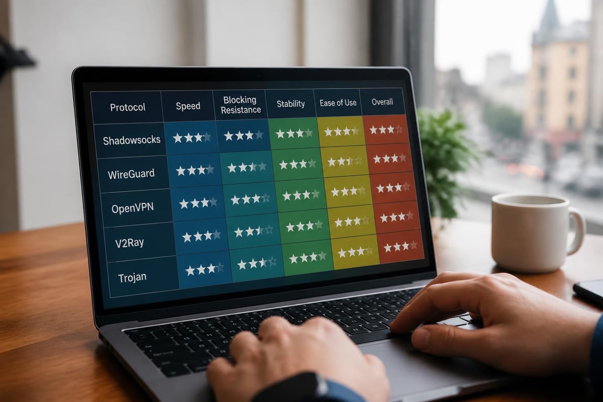 VPN protocol comparison