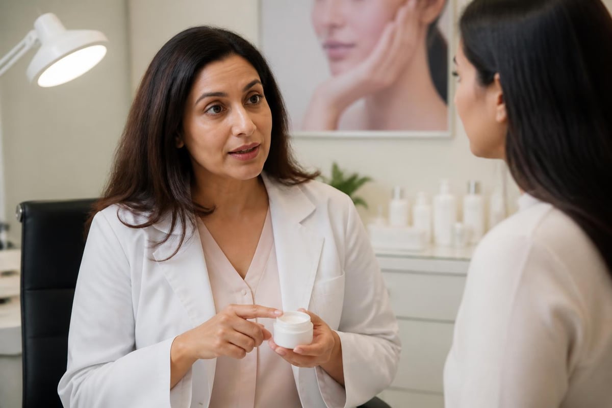 Dermatologist recommendations influence