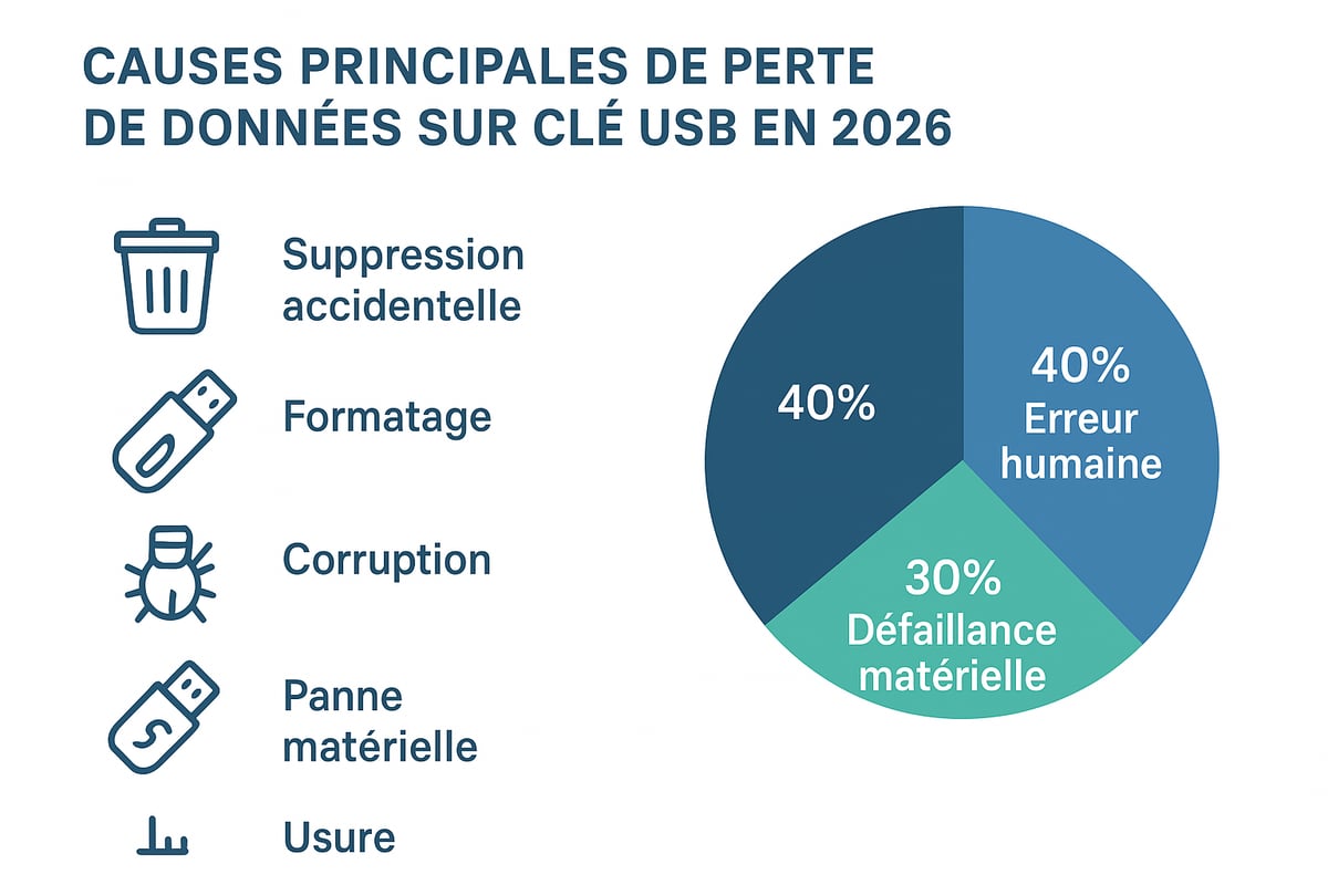 Comprendre la Perte de Données sur Clé USB en 2026