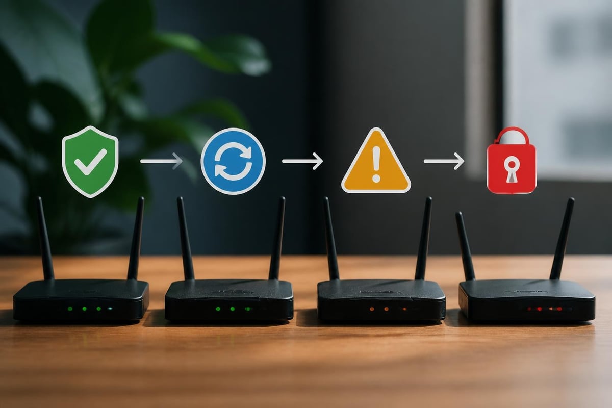 Router vulnerability lifecycle
