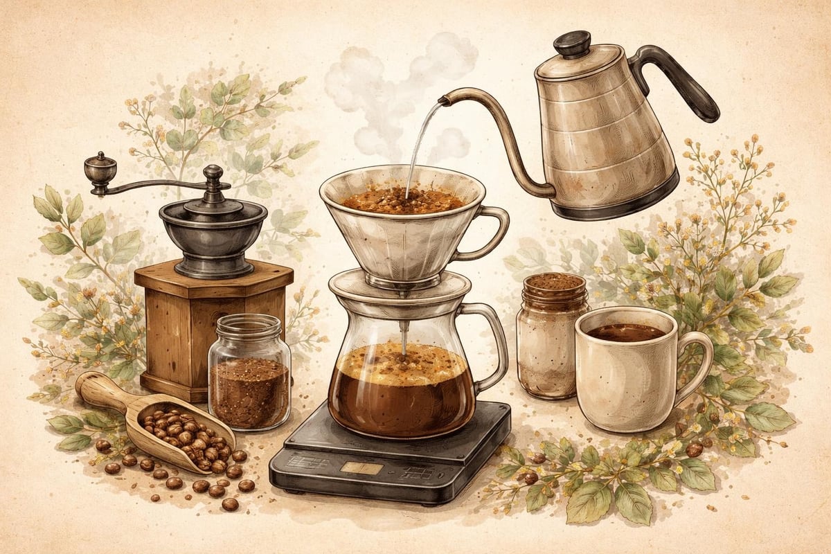 Complete pour over setup