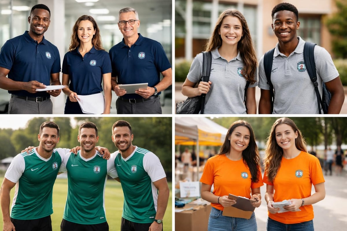 T-shirt embroidery applications