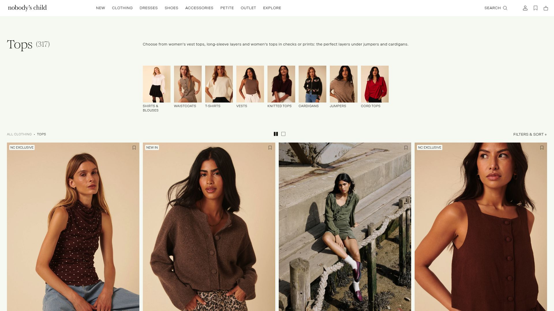 9 Best Boutique Tops For Ladies To Elevate Your Style 2025 - Nobody’s Child Maya Tie Front Top