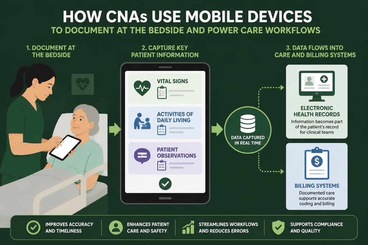 Point of care CNA workflow