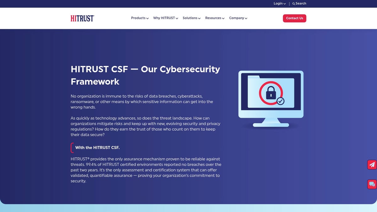 12 Essential Cybersecurity Frameworks for 2026 Success - Health Information Trust Alliance (HITRUST) CSF
