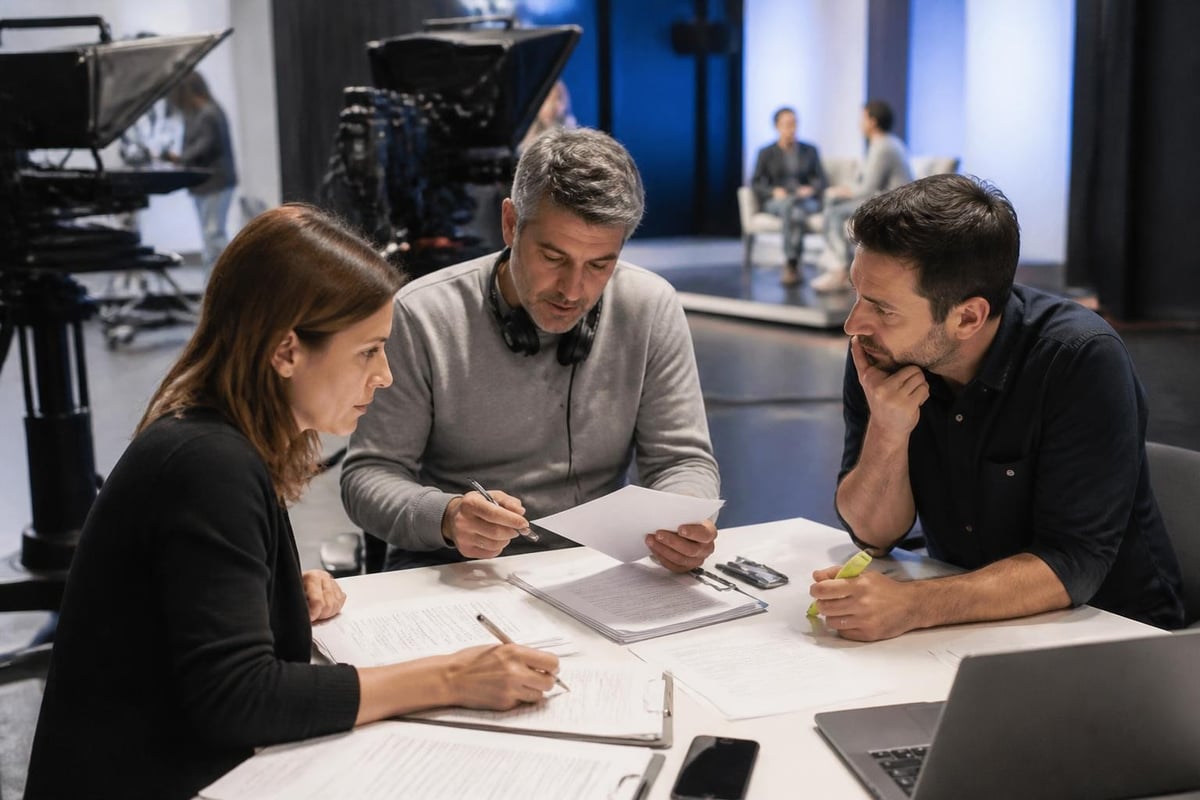 TV production coordination timeline