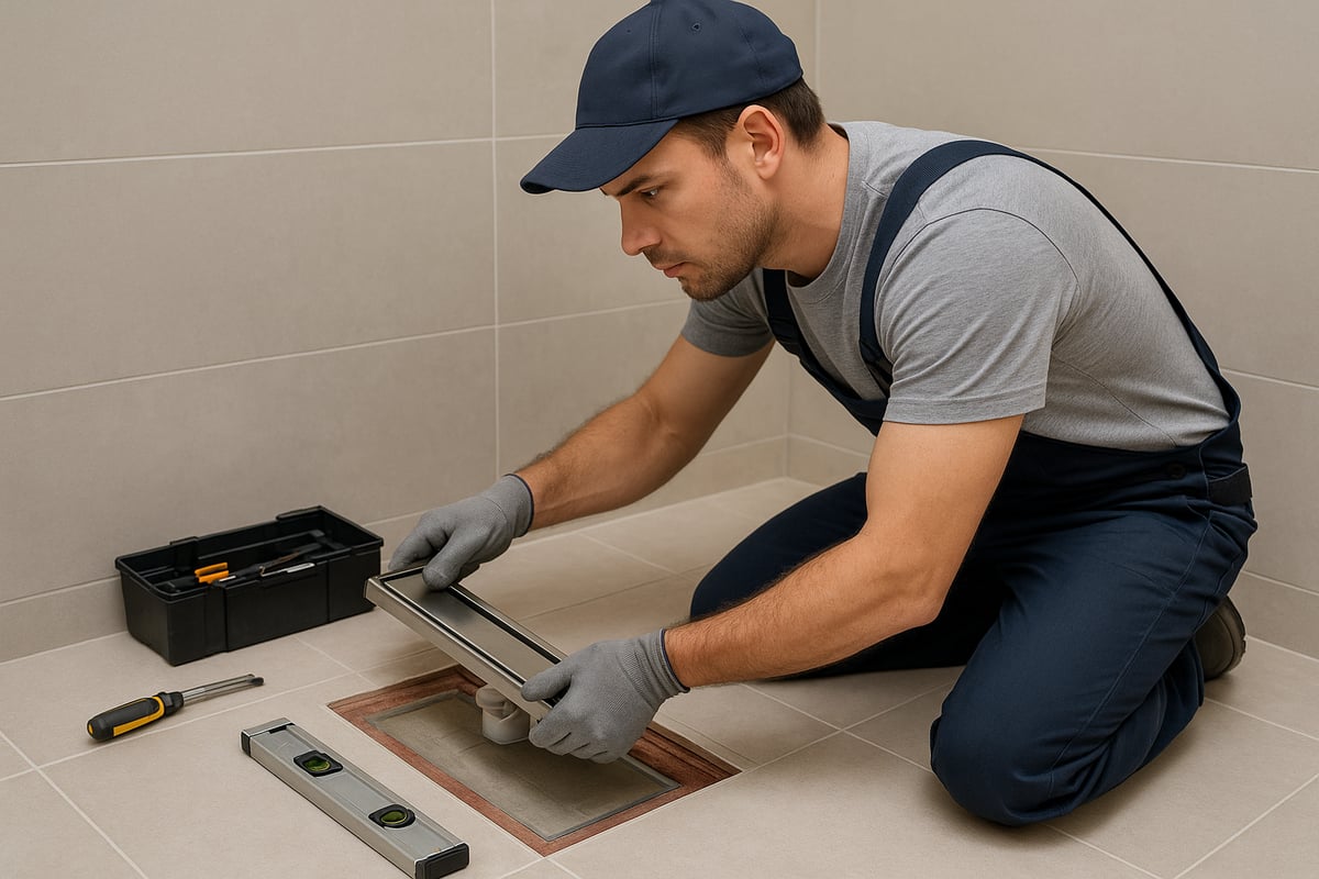 Installazione della Canalina Scarico Doccia Piastrellabile: Guida Passo Passo