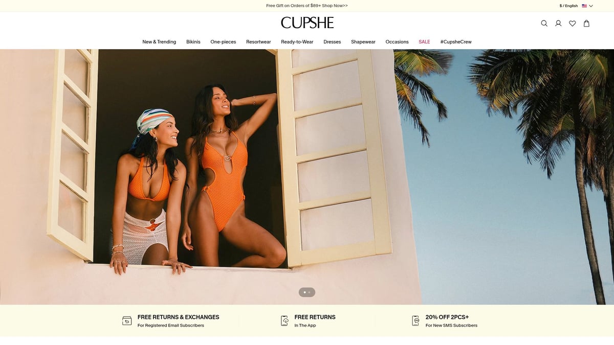 8 Stunning Bright Orange Bathing Suit Picks for 2026 - Cupshe V-Neck Lace-Up One-Piece in Orange