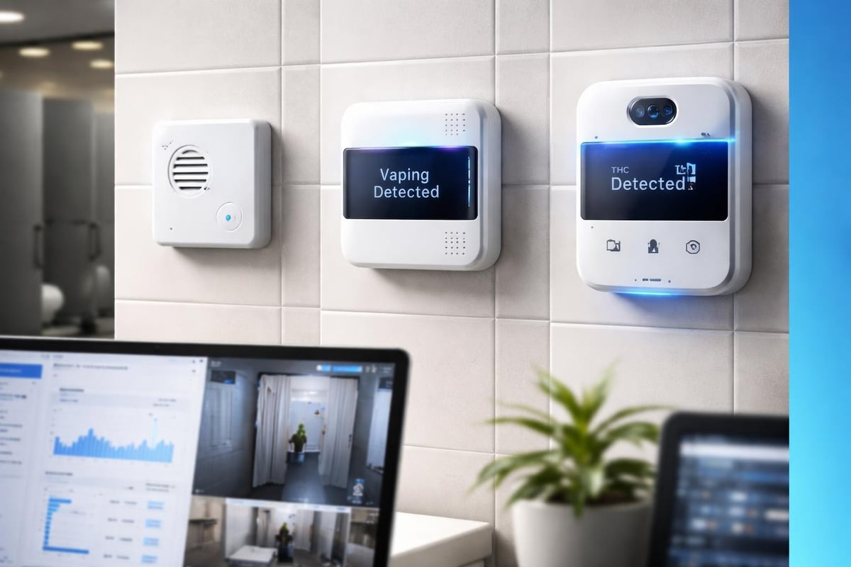 Future toilet vape detector capabilities