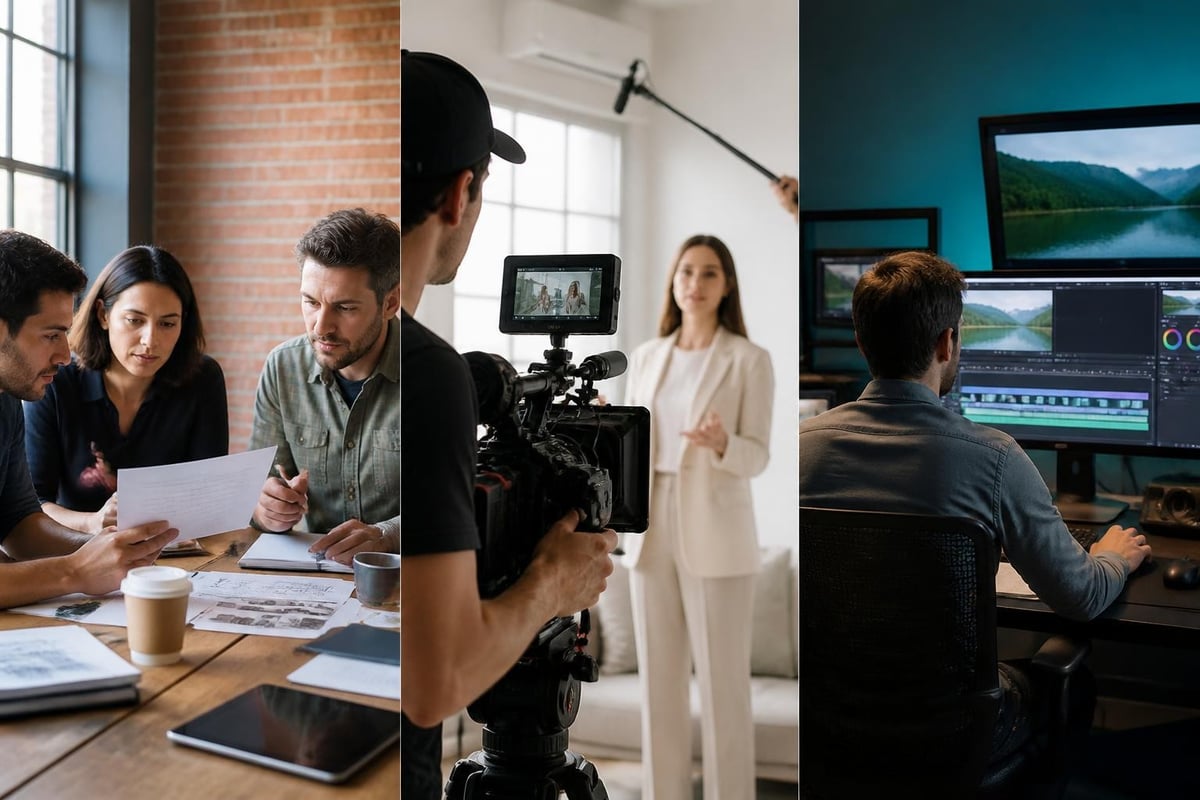 Video production timeline