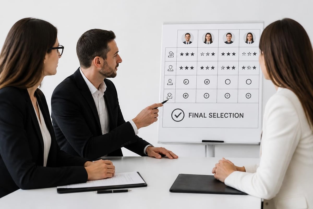 Final agent selection process