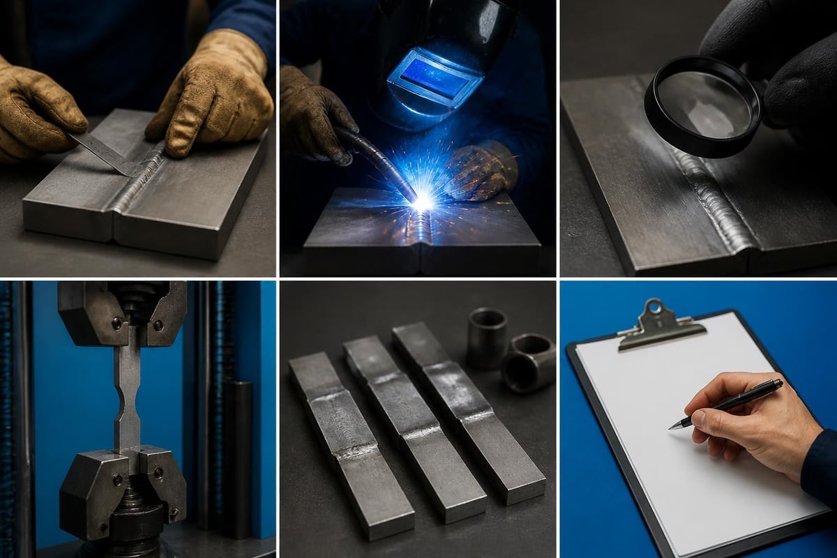 Welder qualification testing process