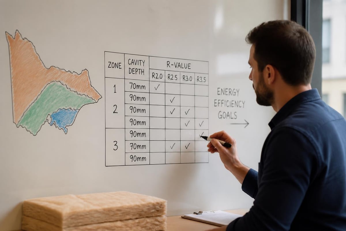 R-value selection for different climate zones