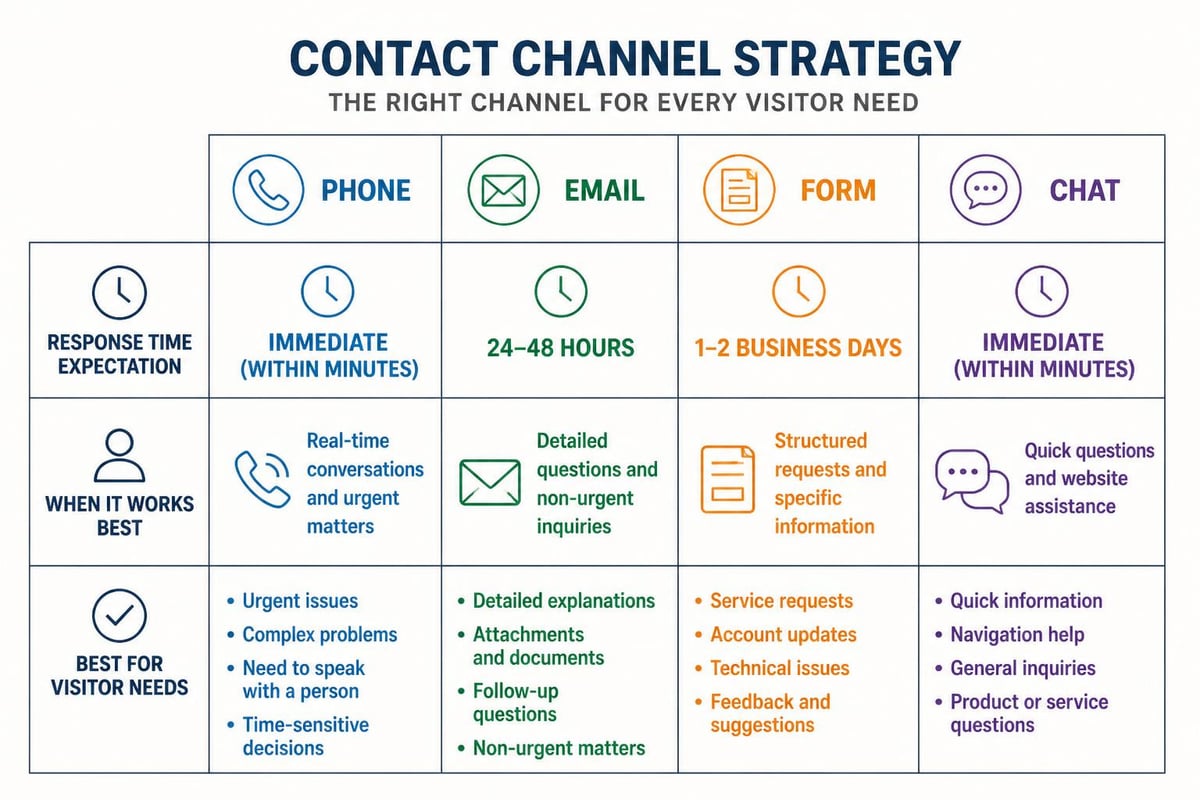 Multiple contact channels