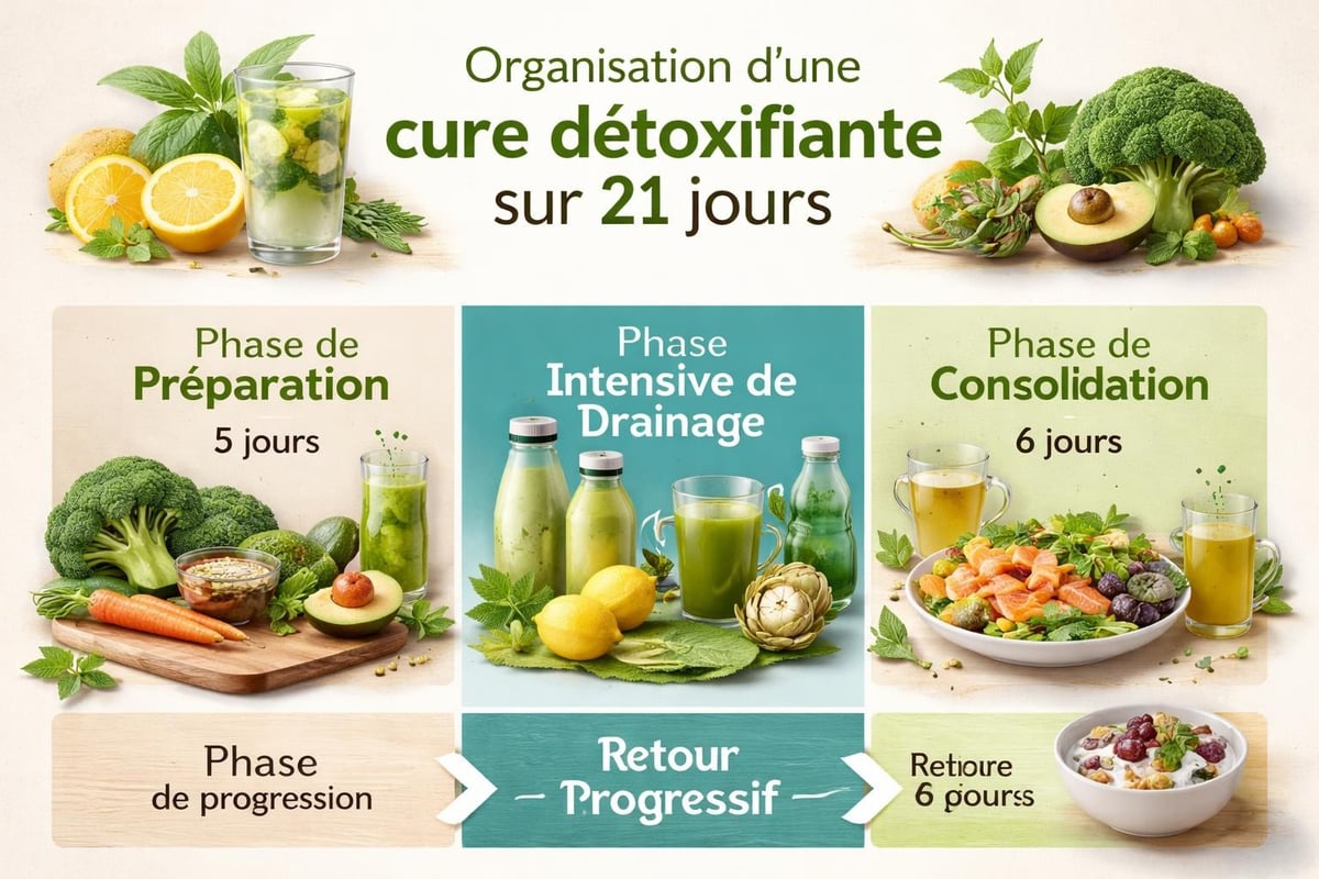 Calendrier de cure detox