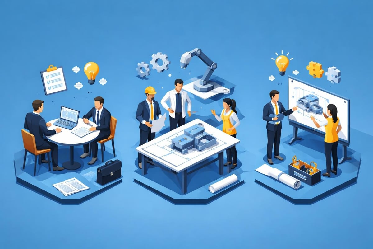 Manufacturing sales consultation process