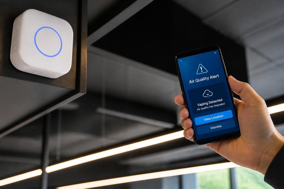 Vape detection sensor technology