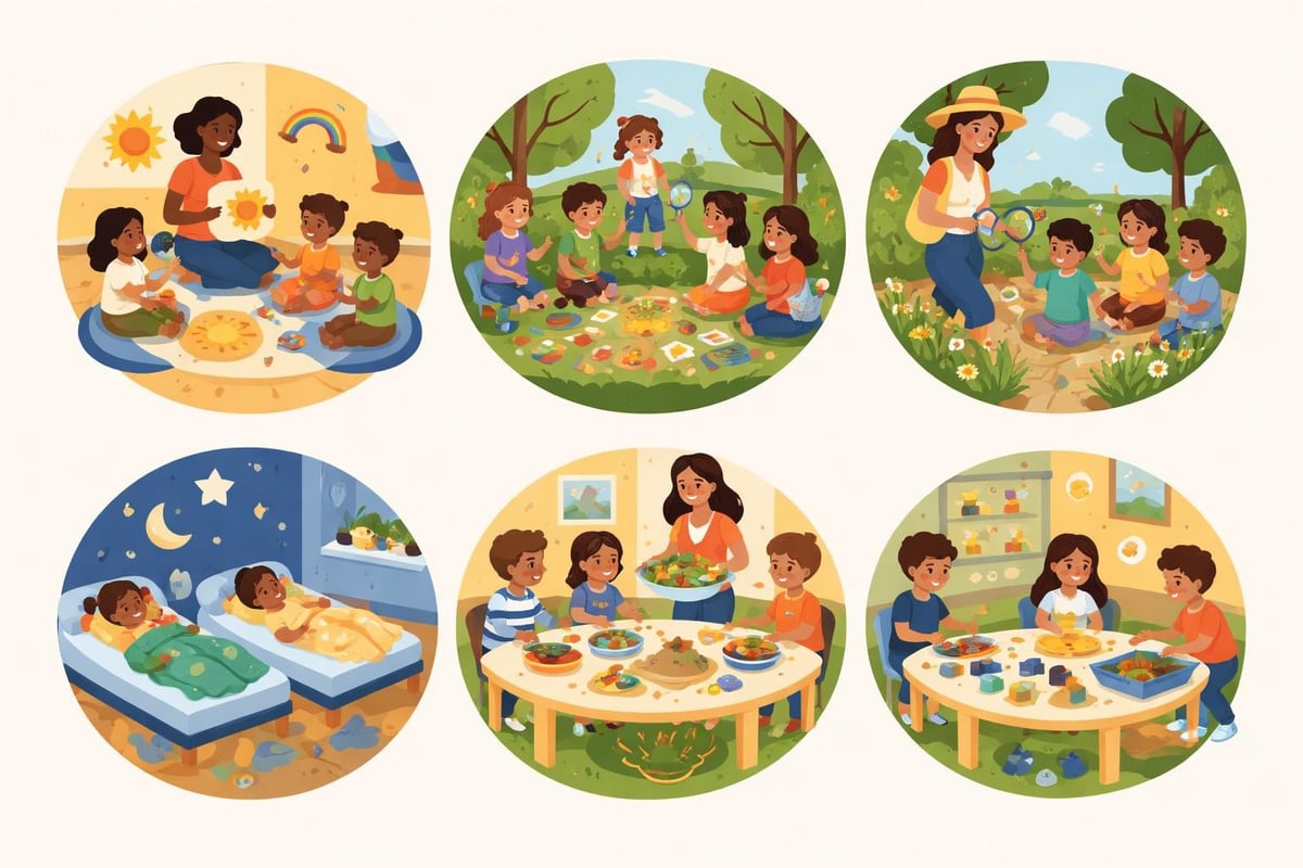 Home daycare daily structure