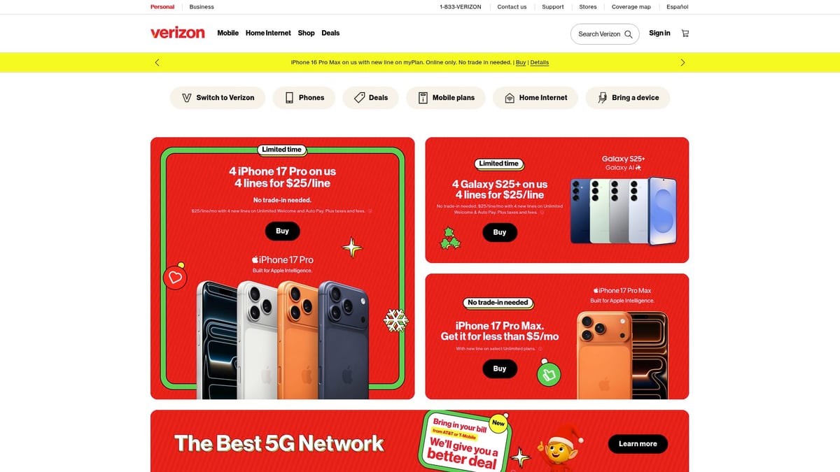 7 Essential Mobile Plans With International Calls for 2026 - Verizon 5G Get More