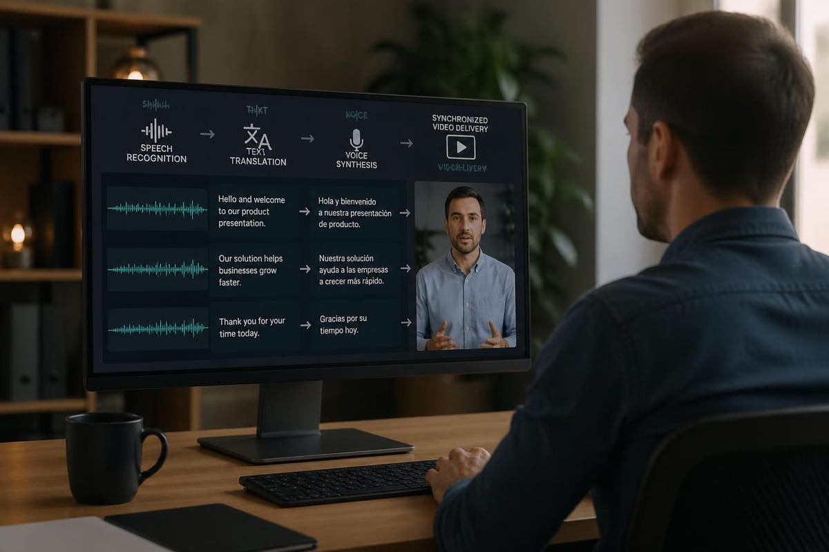 Video voice translation workflow