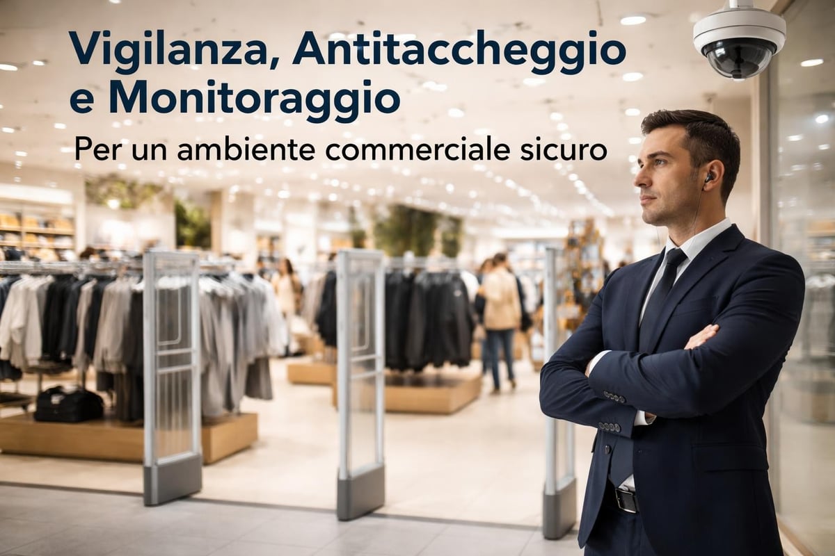 Sistema integrato di sicurezza per negozi
