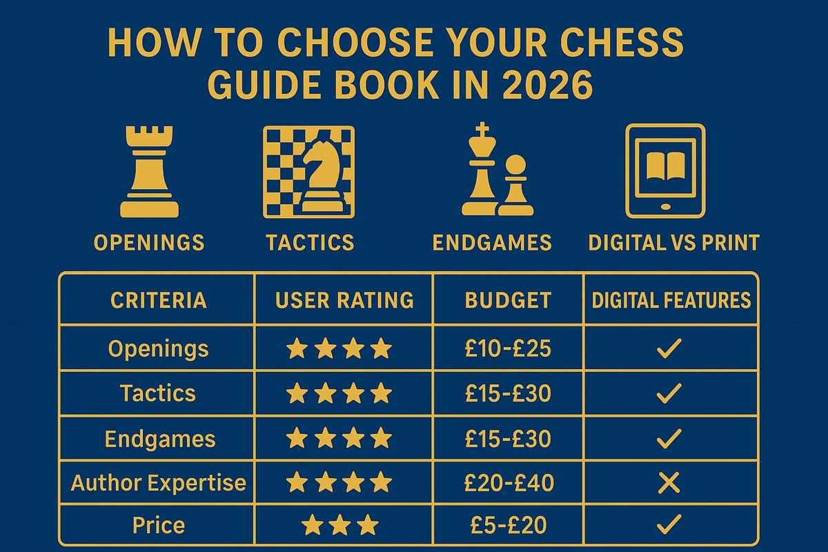 Choosing the Best Chess Guide Book for Your Needs in 2026