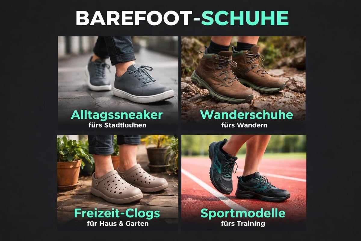 Barfußschuh Kategorien