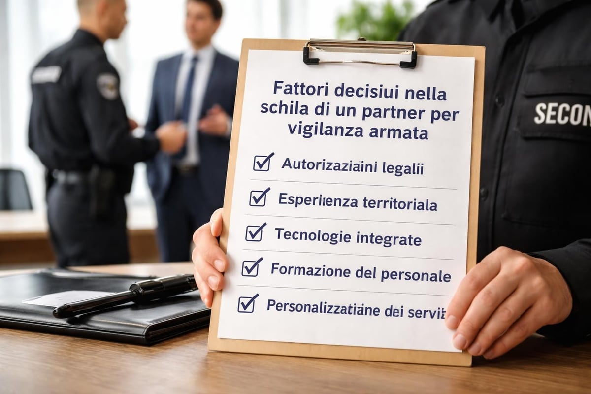 Criteri selezione istituto vigilanza