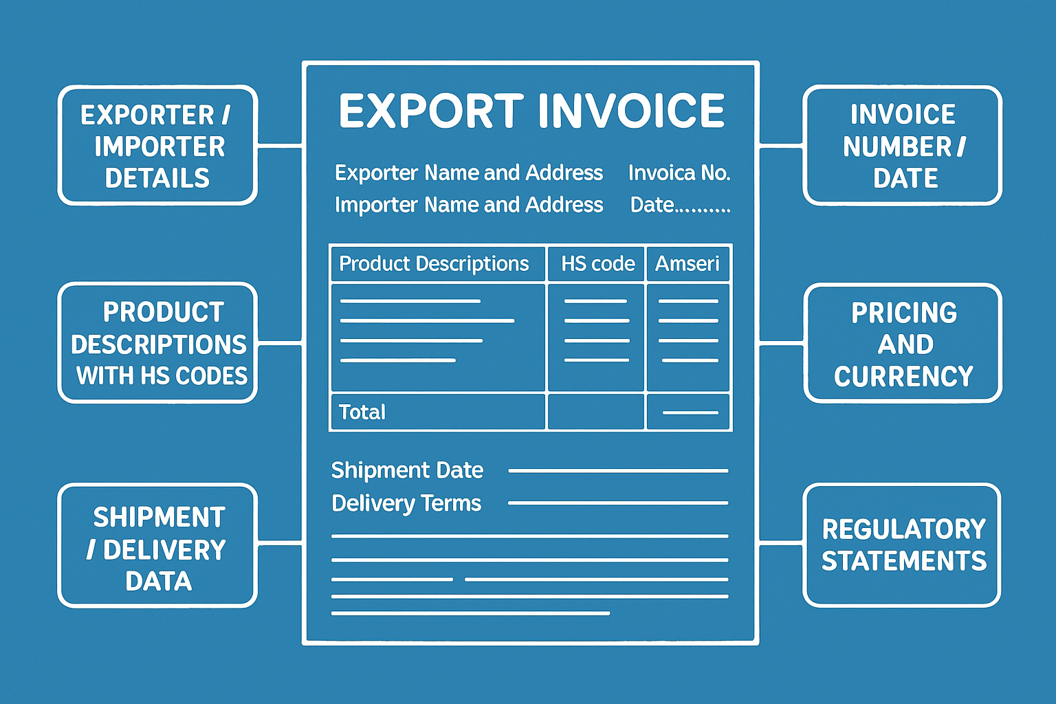 Key Components of an Export Invoice