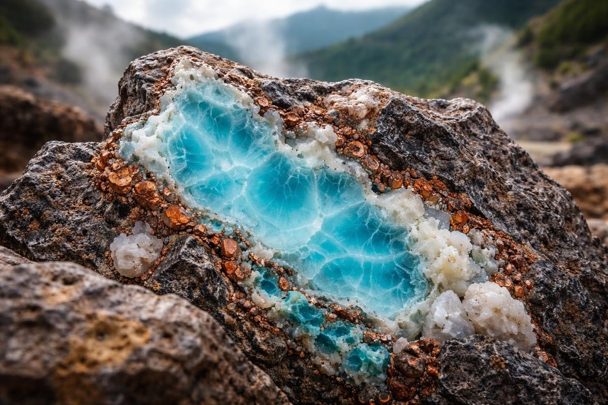 Larimar geological formation process